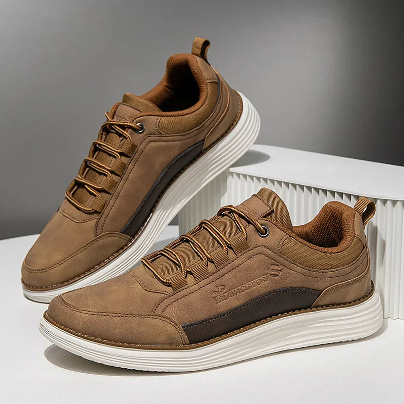 MEN'S LIGHTWEIGHT CANVAS SOFT-SOLED CASUAL SHOES
