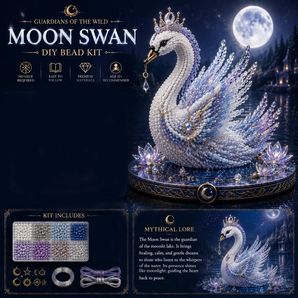 🔥🎁3D Animal Guardian DIY Bead Kit Collection