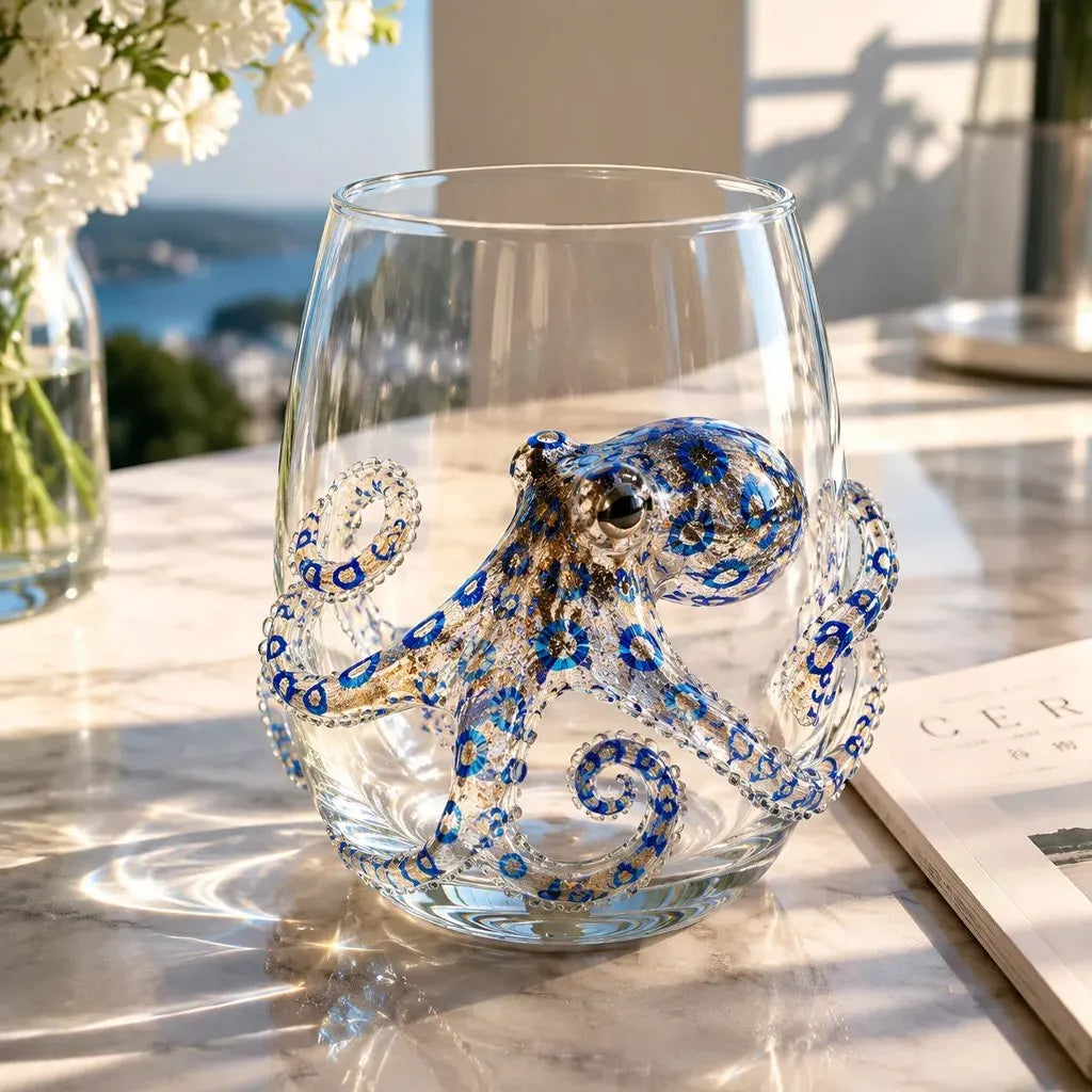 🔥 Last Day 49% OFF – 🌊 3D Ocean Animal Artisan Glassware Collection