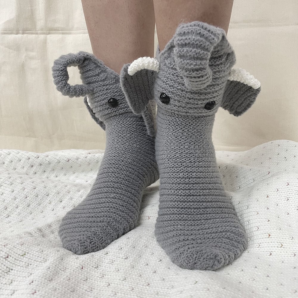 🌲Early Christmas Sale 49%🔥- 3D Knit Crocodile Socks