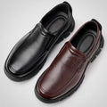 Men's Genuine Leather Comfy Casual Arch Support Slip-On Loafers
