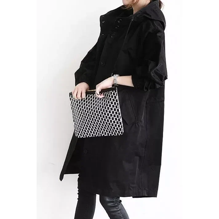 Women's Loose Fit Waterproof Trench Jacket