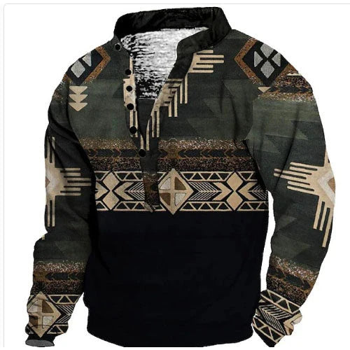 Warm casual western sweater
