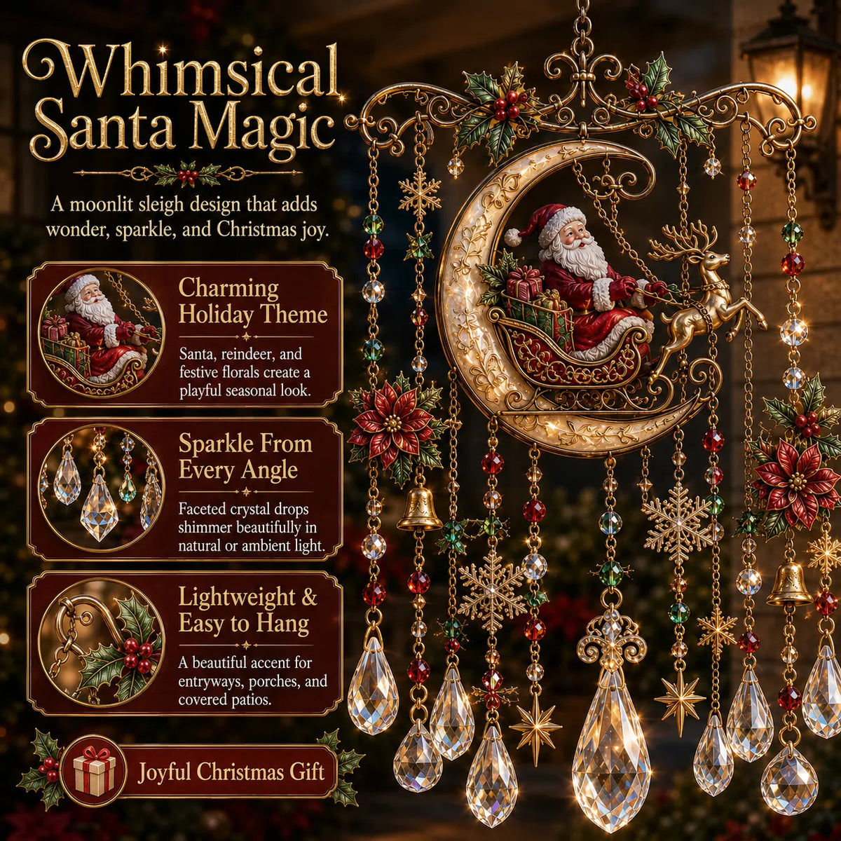 🎁LAST DAY — LIMITED TIME 49% OFF！Magical Christmas Wind Chime