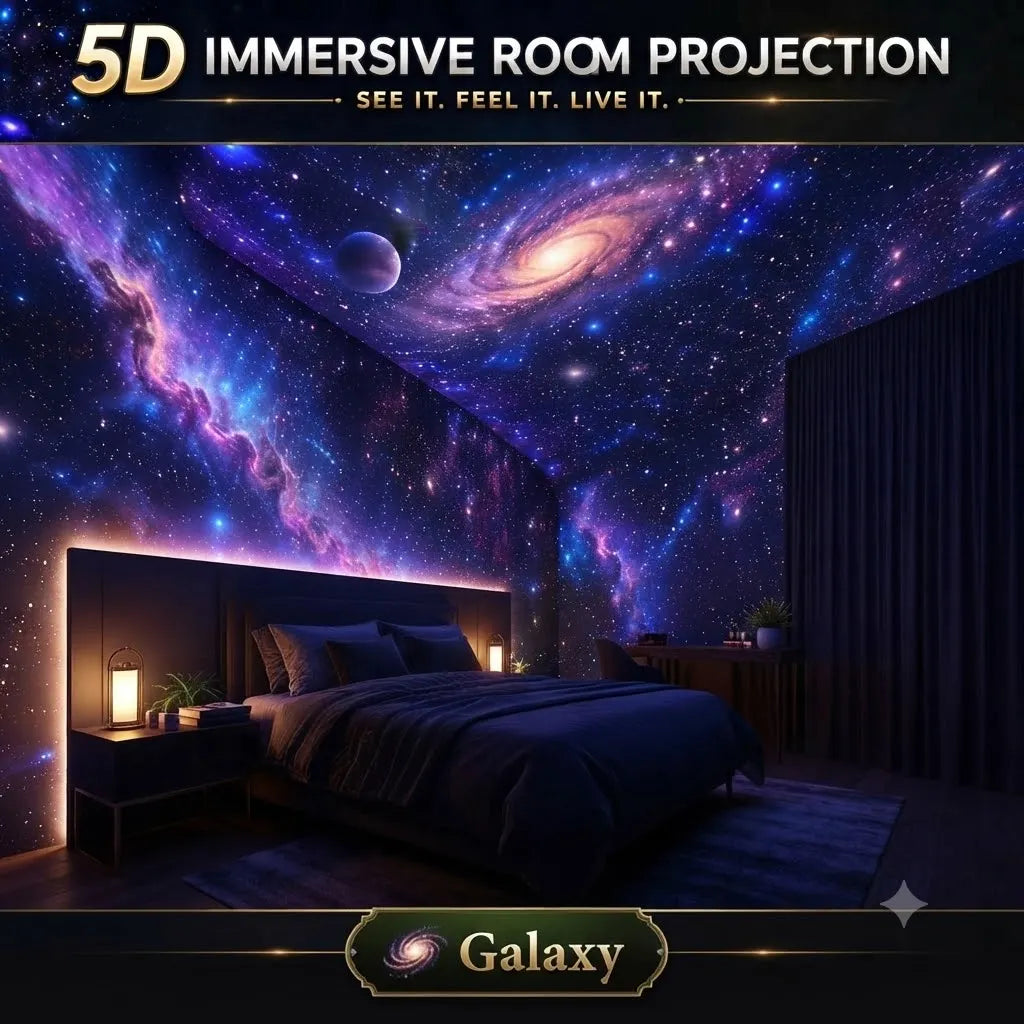 Smart Holographic Ocean & Galaxy & Forest 5D Projector