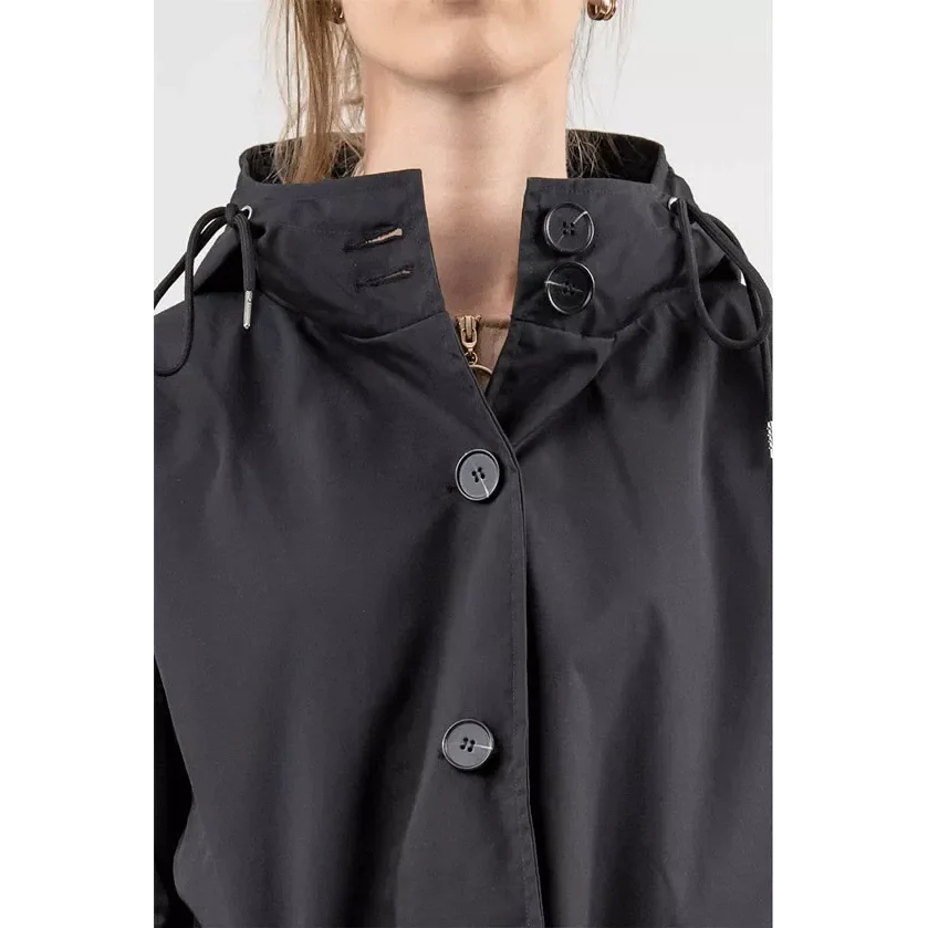 Women's Loose Fit Waterproof Trench Jacket
