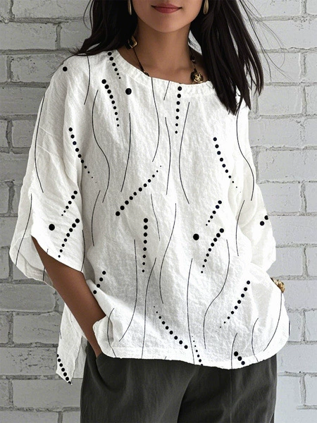 Women's Casual Loose Fit Denim Top