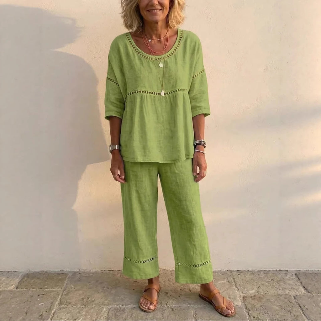 Women's Casual Loose Denim Co-ord Set